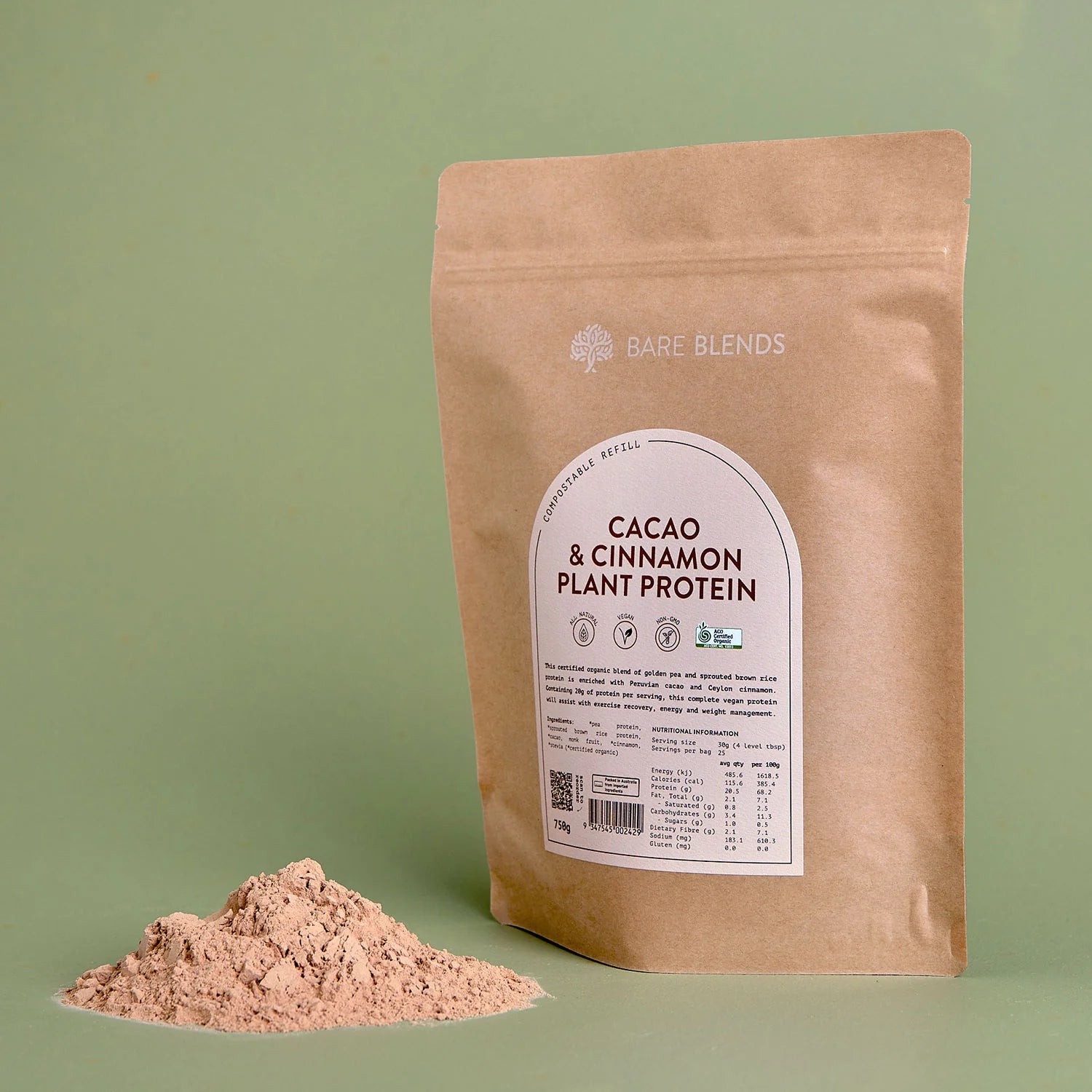 Cacao & Cinnamon Plant Protein Powder